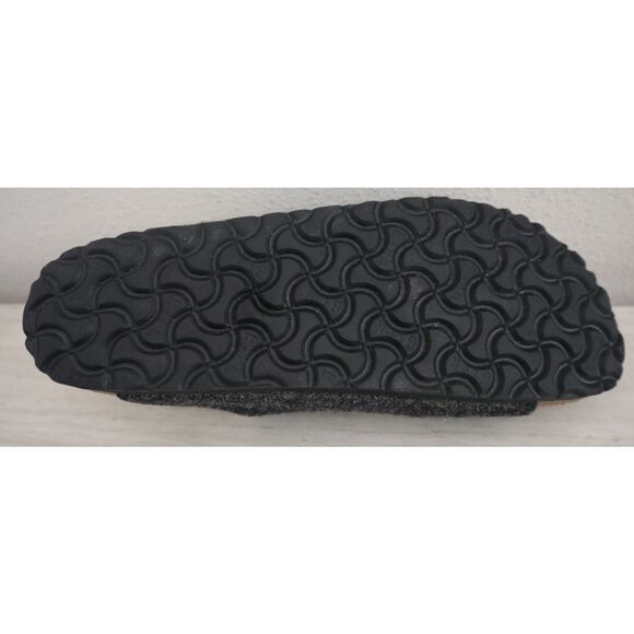 Birkenstock EUR 42 L's 11 M's 9 Doubleface Gray Arizona Rivet Wool Felt Sandals - Picture 9 of 11